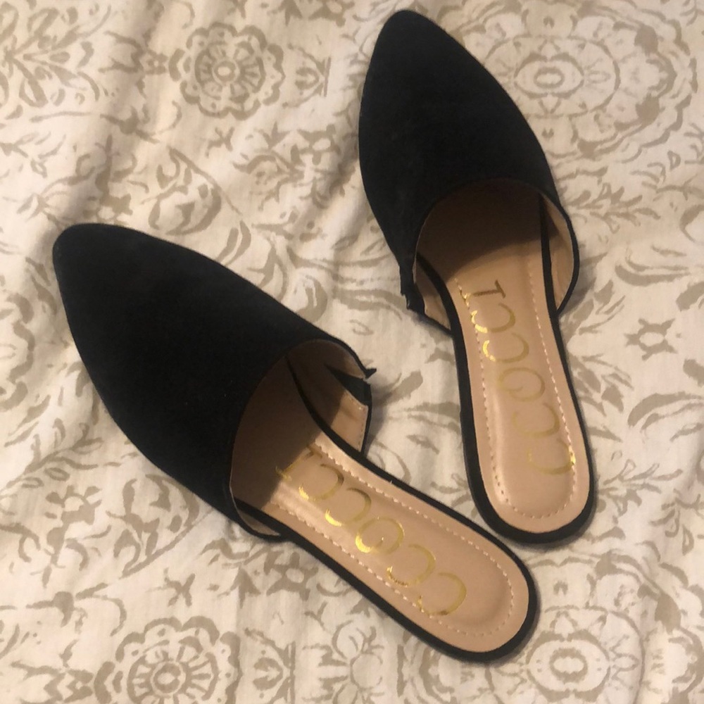 Black womens mules